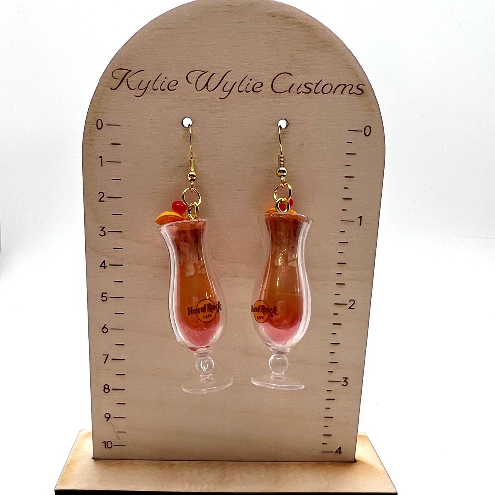 Hard Rock Drink Earrings - Restaurant Earrings - Foodie Mini Brands Earrings - Picture 9 of 11